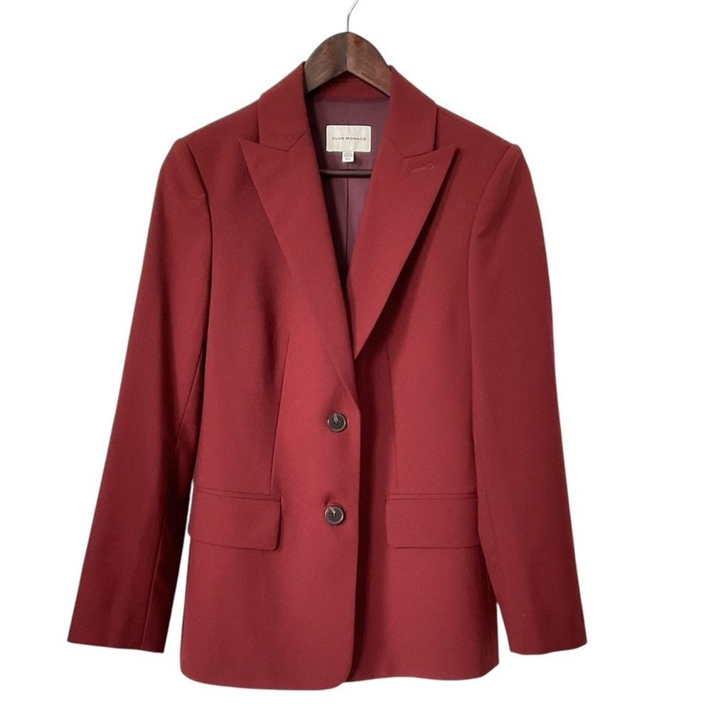 Club Monaco Burgundy Blazer size small